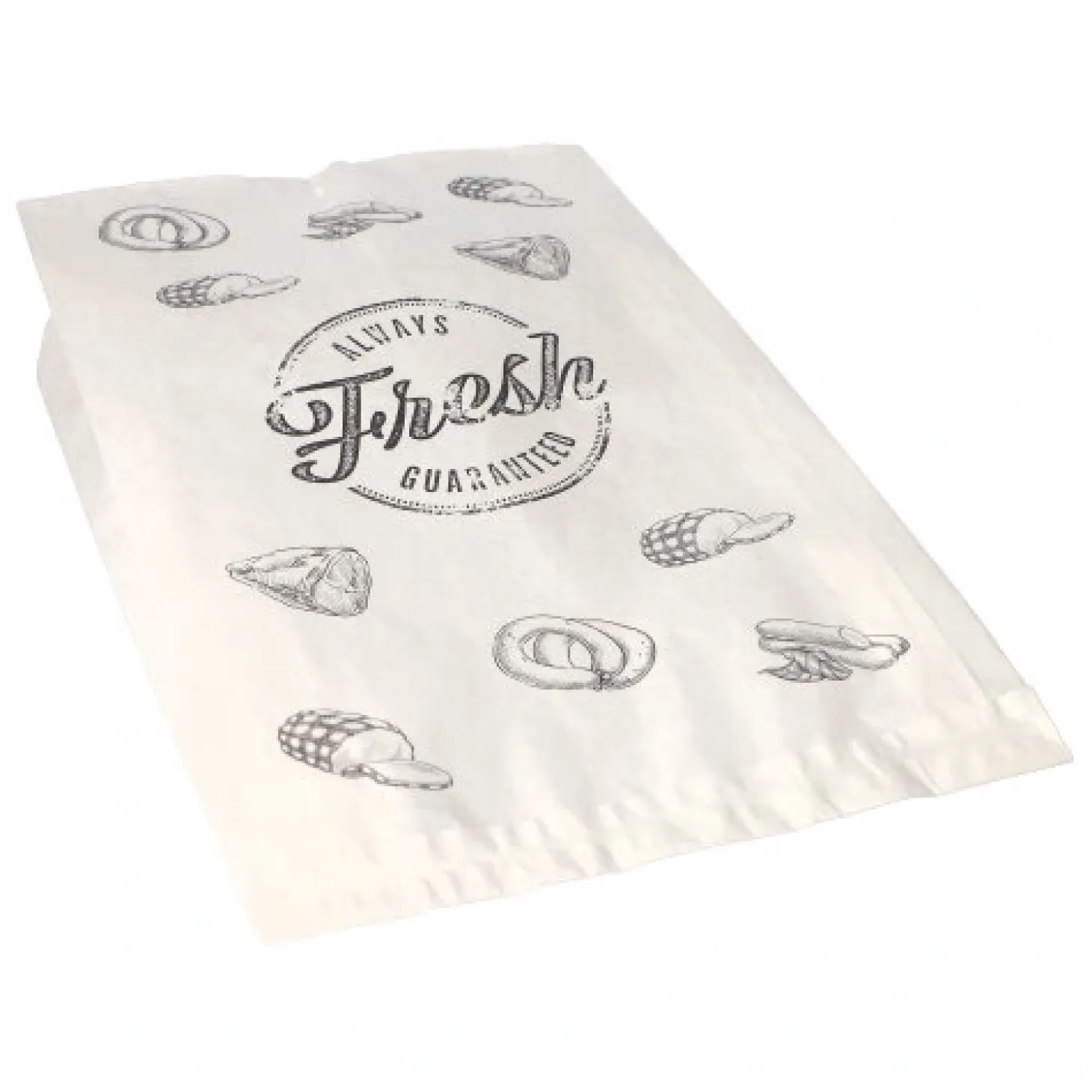 PAPSTAR Fleischerbeutel, Kraftpapier, gefädelt 32 cm x 20 cm x 7 cm