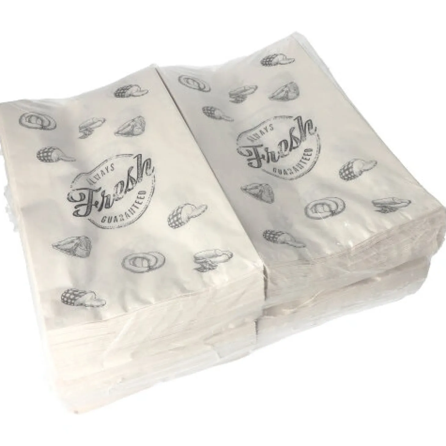 PAPSTAR Fleischerbeutel, Kraftpapier, gefädelt 32 cm x 20 cm x 7 cm