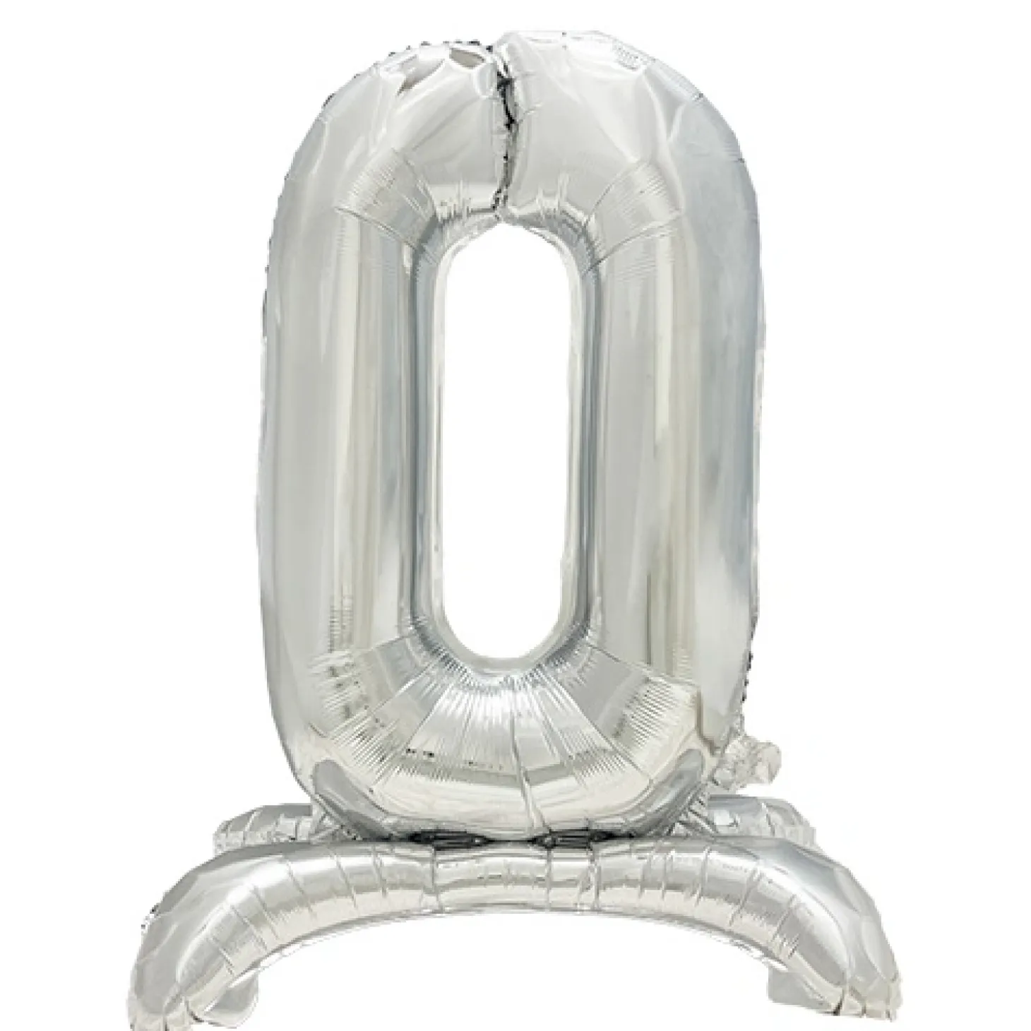 PAPSTAR Folienluftballon 73 cm silber "0" stehend