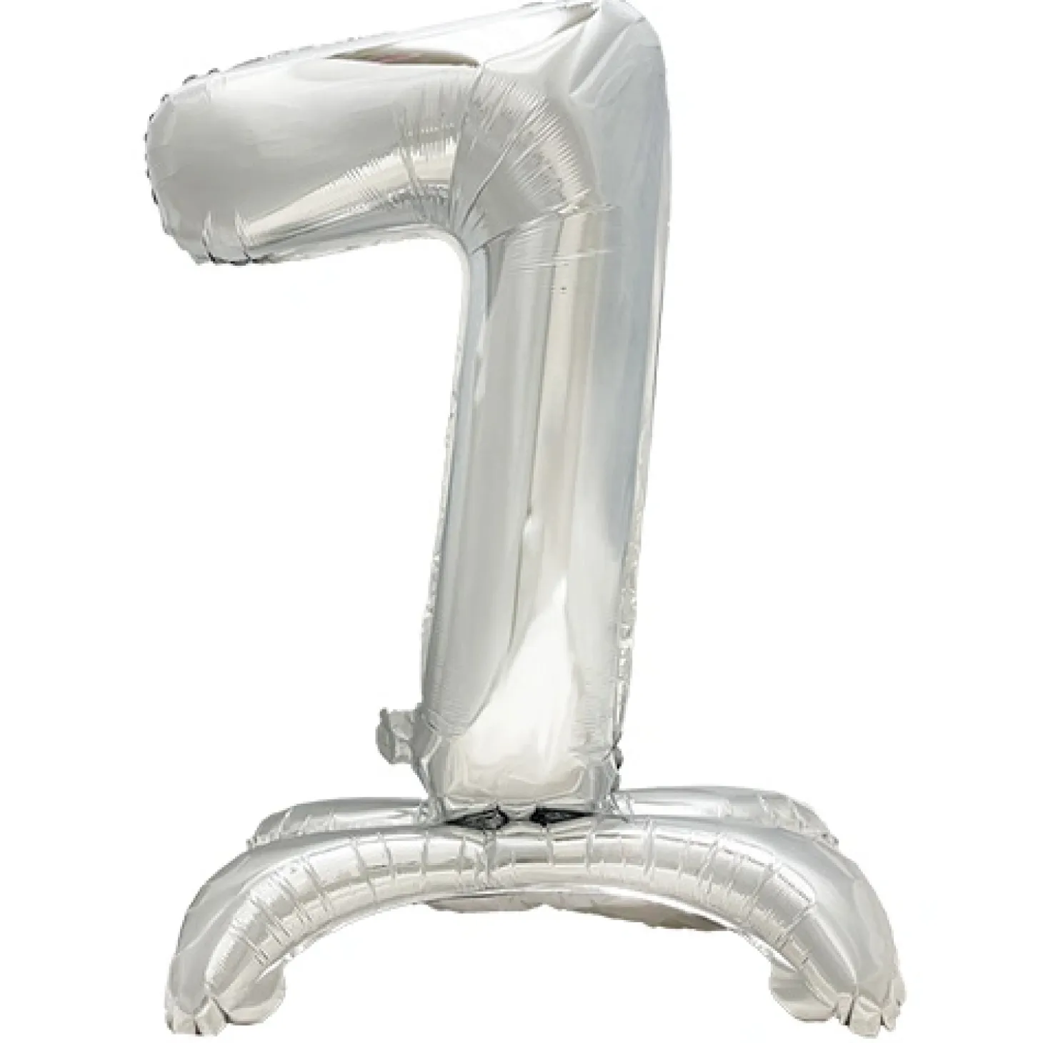 PAPSTAR Folienluftballon 73 cm silber "7" stehend