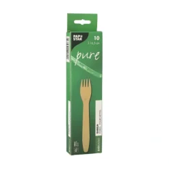 PAPSTAR Gabeln, Holz "pure" 16 cm