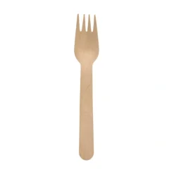 PAPSTAR Gabeln, Holz "pure" 16 cm gewachst