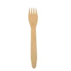 PAPSTAR Gabeln, Holz "pure" 16,5 cm, 500 Stück