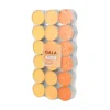 PAPSTAR "GALA" Duftlichte Ø 3,8 cm, 1,7 cm orange - Orange Juice "Ton in Ton", 8 x 36 Stück