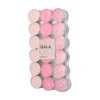 PAPSTAR "GALA" Duftlichte Ø 3,8 cm, 1,7 cm rose - Rose Garden "Ton in Ton", 8 x 36 Stück