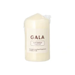PAPSTAR "GALA" Duft-Stumpenkerze Ø 58 mm, 110 mm creme - Soft Vanilla, 6 x 1 Stück