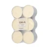 PAPSTAR "GALA" Maxi Duftlichte Ø 58 mm, 24 mm creme - Soft Vanilla, 12 x 12 Stück