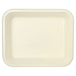PAPSTAR Gastronorm-Behälter GN 1/2 Zuckerrohr, PLA beschichtet eckig 4 l, 6,5 x 32,5 x 26,5 cm