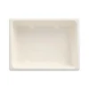 PAPSTAR Gastronorm-Behälter GN 1/8 Zuckerrohr mit PLA, eckig 4,7 cm x 16,5 cm x 12,3 cm weiß