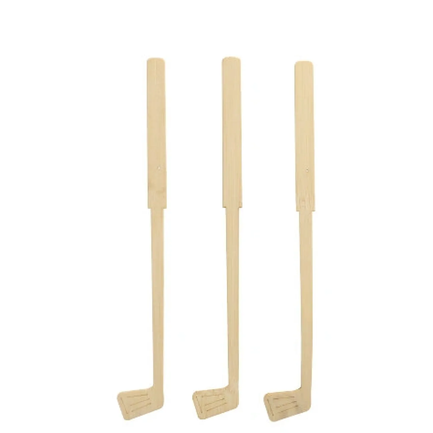 PAPSTAR Getränke-Quirle, Bambus "pure" 15 cm "Golf"