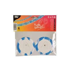 PAPSTAR Girlanden, Papier Ø 8 cm, 2 m "Bayrisch Blau - Mini" schwer entflammbar