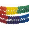 PAPSTAR Großraumgirlande, Papier Ø 25 cm, 10 m "Rainbow" schwer entflammbar