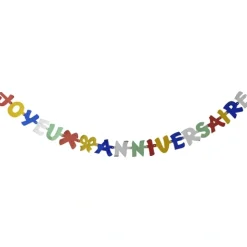 PAPSTAR Grußkette 1,9 m "Joyeux Anniversaire"