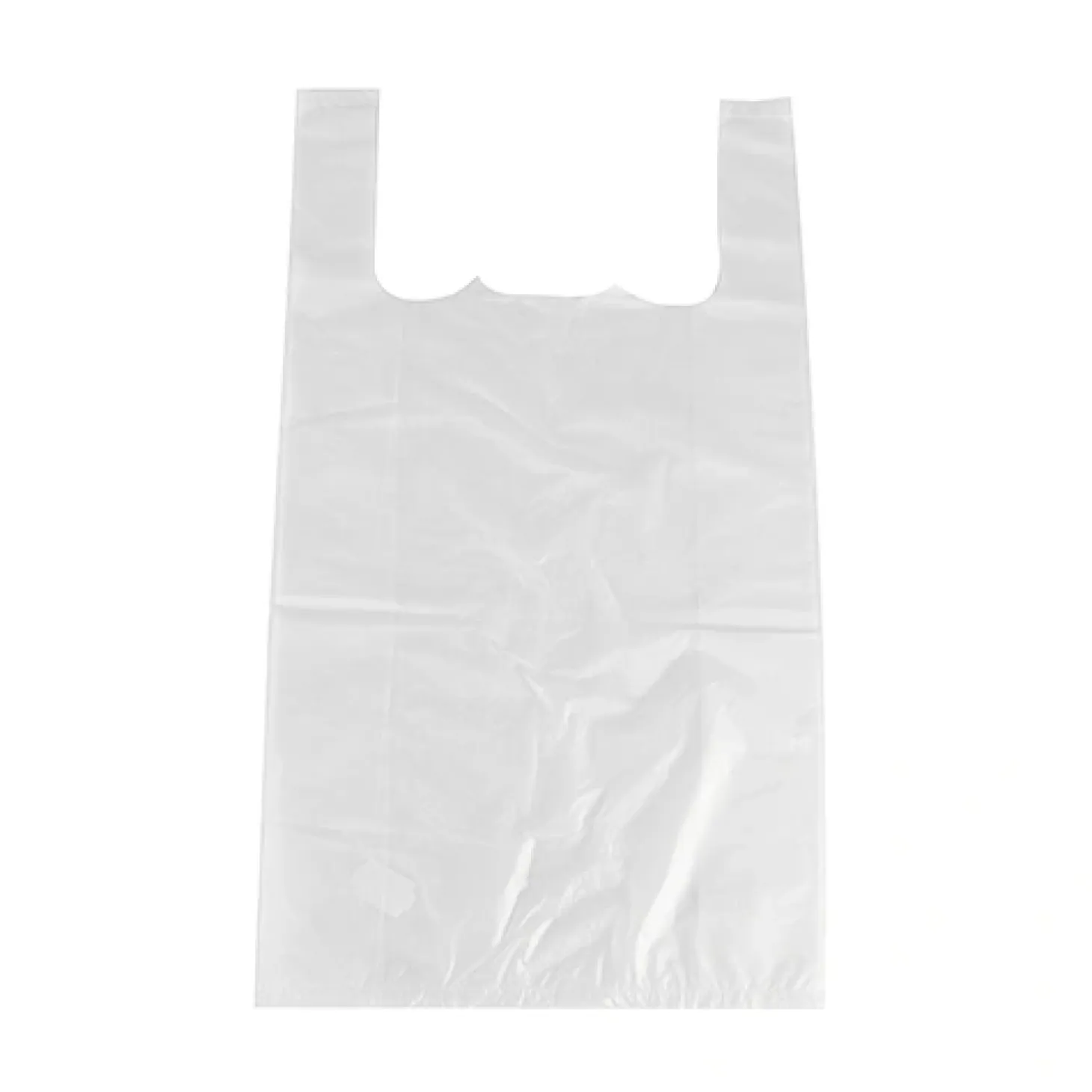 PAPSTAR Hemdchen-Tragetaschen, HDPE 48 cm x 27 cm x 12 cm weiß
