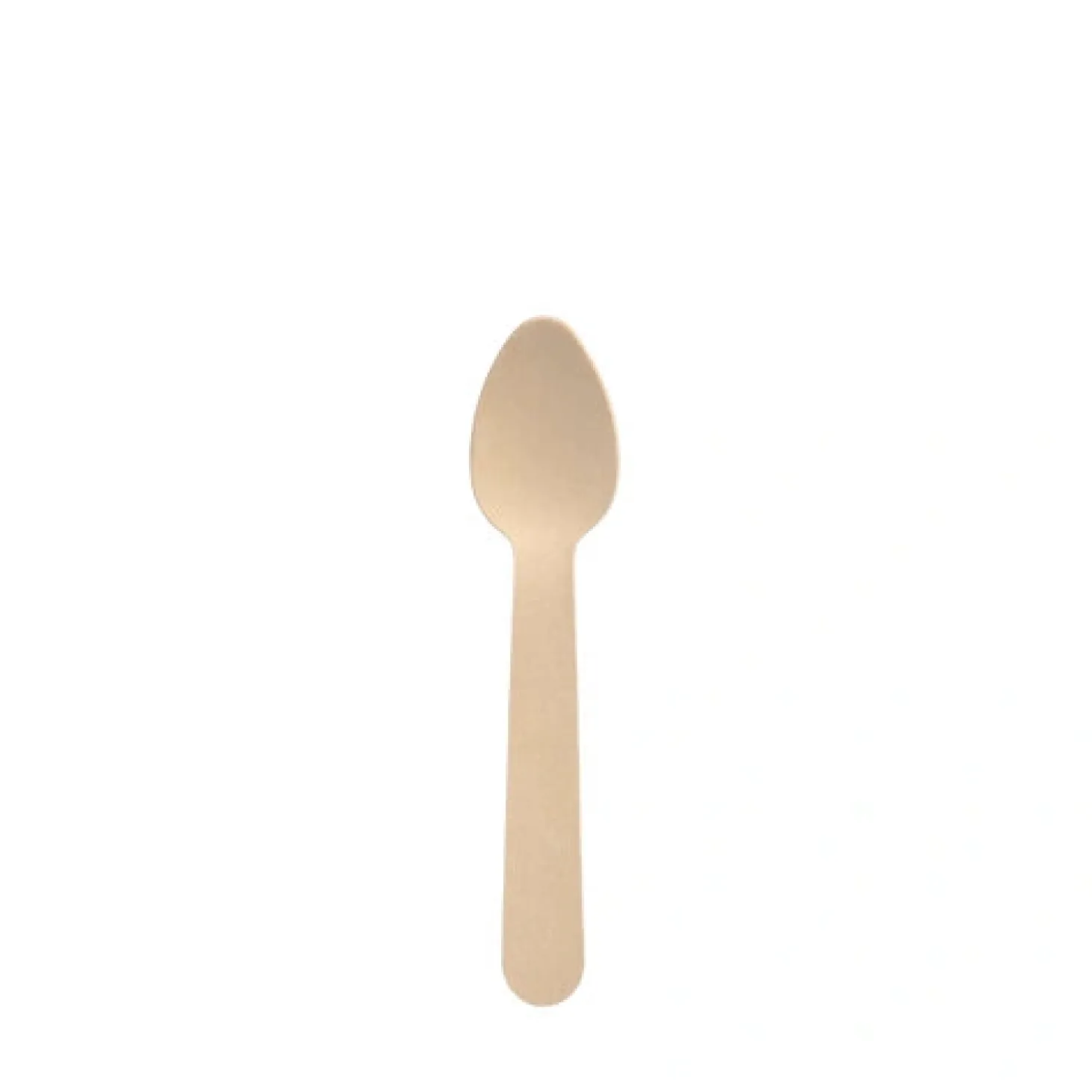 PAPSTAR Kaffeelöffel, Holz "pure" 11 cm gewachst