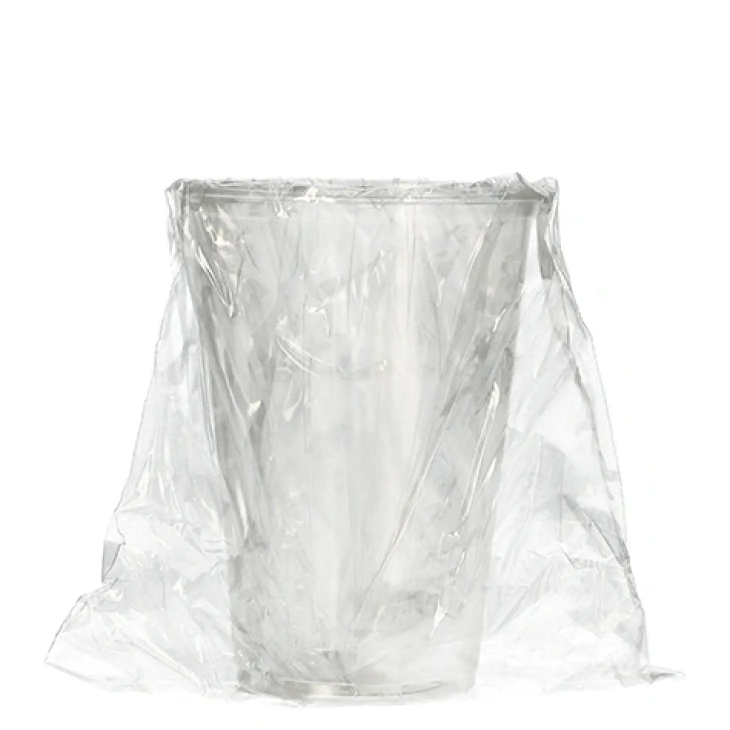PAPSTAR Kaltgetränkebecher, PLA "pure" 0,2 l Ø 7,03 cm, 9,7 cm glasklar einzeln gehüllt