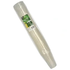 PAPSTAR Kaltgetränkebecher, PLA "pure" 0,4 l Ø 9,5 cm, 13,2 cm glasklar mit Schaumrand