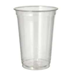PAPSTAR Kaltgetränkebecher, PLA "pure" 0,4 l Ø 9,5 cm, 12,7 cm glasklar