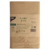 PAPSTAR Kompostsäcke aus Papier "pure" 60 l 85 cm x 55 cm x 23 cm braun , 2-lagig