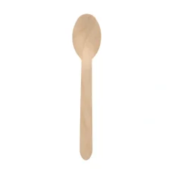 PAPSTAR Löffel, Holz "pure" 16 cm gewachst