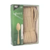 PAPSTAR Löffel, Holz "pure" 19,5 cm "Vintage", 10 x 50 Stück