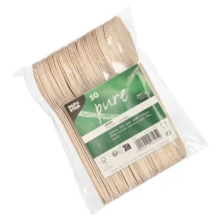 PAPSTAR Löffel Holz "pure" 16 cm, 20 x 50 Stück