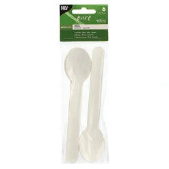 PAPSTAR Löffel, Papier "pure" 15,8 cm weiß, 20 x 6 Stück
