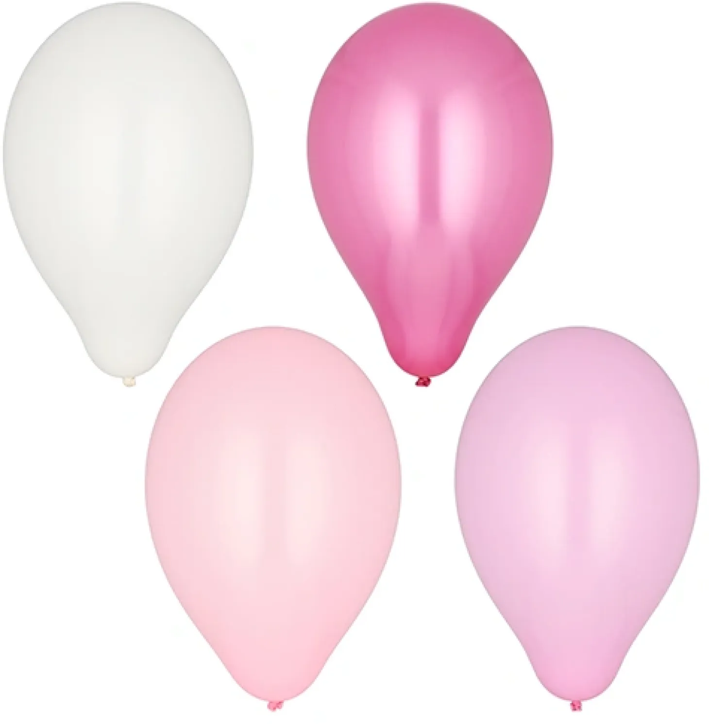PAPSTAR Luftballons Ø 25 cm farbig sortiert "Pink-Mix"
