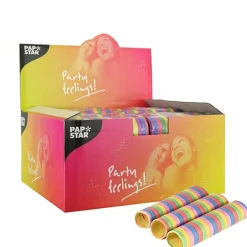 PAPSTAR Luftschlangen 4 m "Stripes"