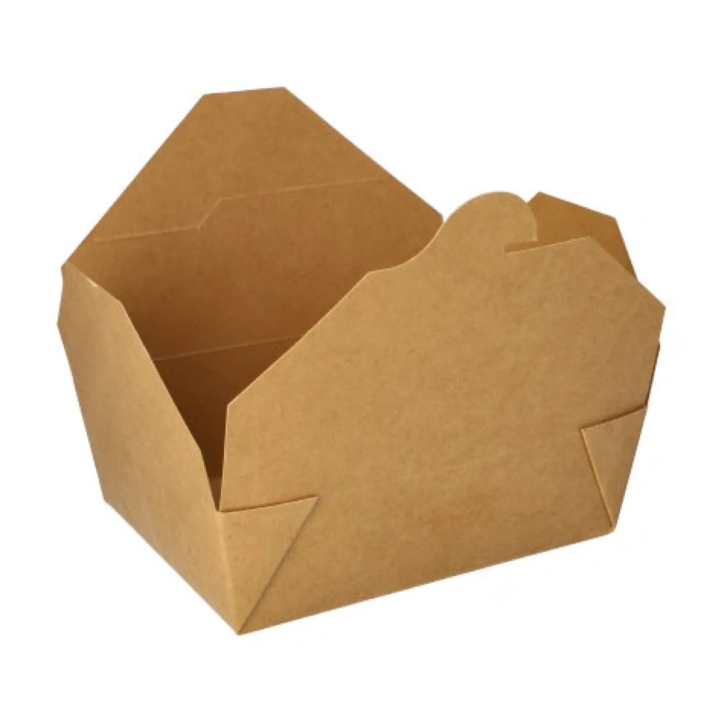 PAPSTAR Lunchboxen, Pappe "pure" 1000 ml 5,5 cm x 13,5 cm x 16,8 cm braun