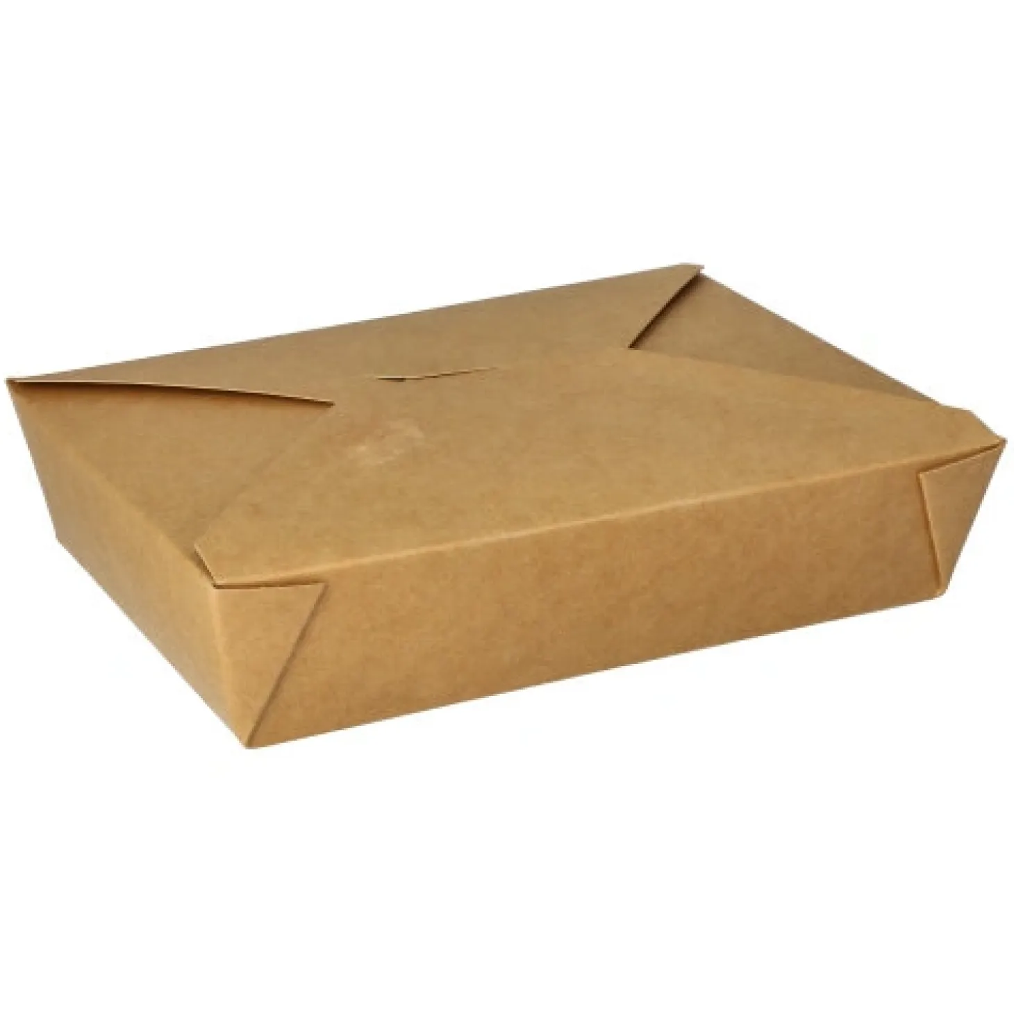 PAPSTAR Lunchboxen, Pappe "pure" 1500 ml 4,8 cm x 14 cm x 19,7 cm braun