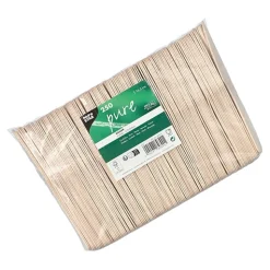 PAPSTAR Messer Holz "pure" 16,5 cm