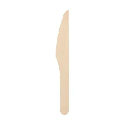 PAPSTAR Messer Holz "pure" 16,5 cm