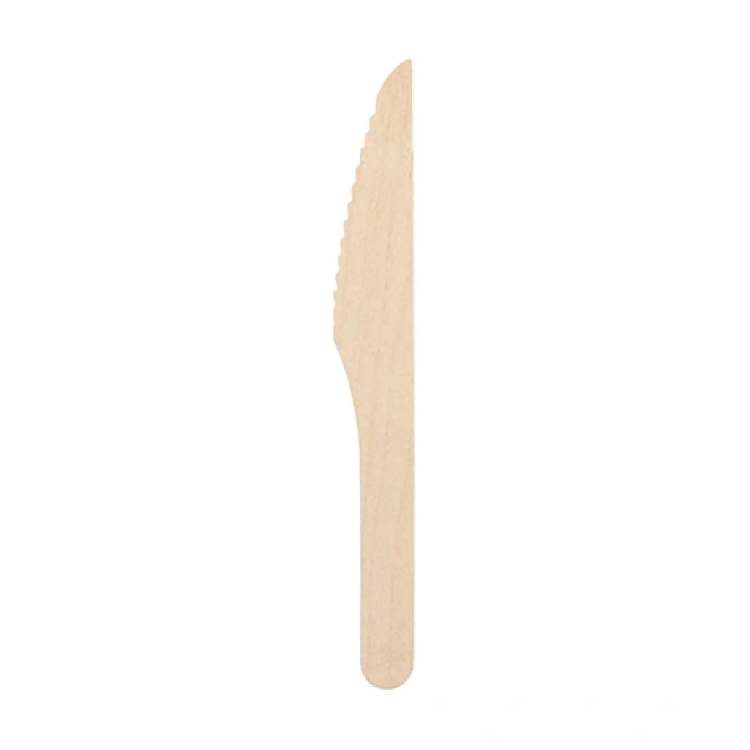 PAPSTAR Messer Holz "pure" 16,5 cm