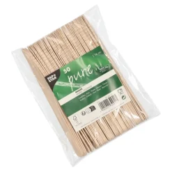 PAPSTAR Messer Holz "pure" 16 cm