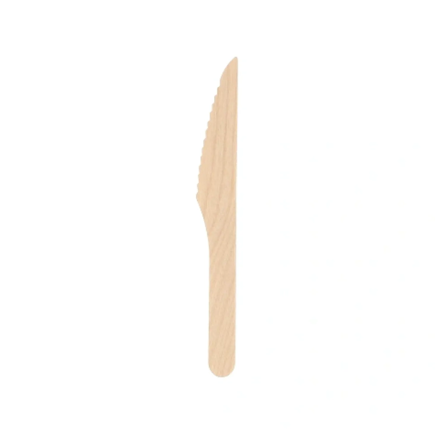 PAPSTAR Messer Holz "pure" 16 cm