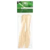 PAPSTAR Messer, Holz "pure" 20,5 cm "Vintage", 15 x 6 Stück