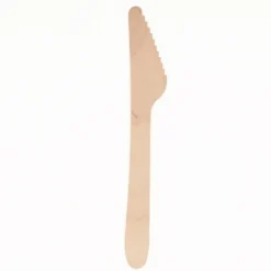 PAPSTAR Messer, Holz "pure" 16,5 cm, 16 x 25 Stück
