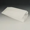 PAPSTAR Papierfaltenbeutel, Cellulose, gefädelt 42 cm x 15 cm x 7 cm weiß Füllinhalt 3 kg