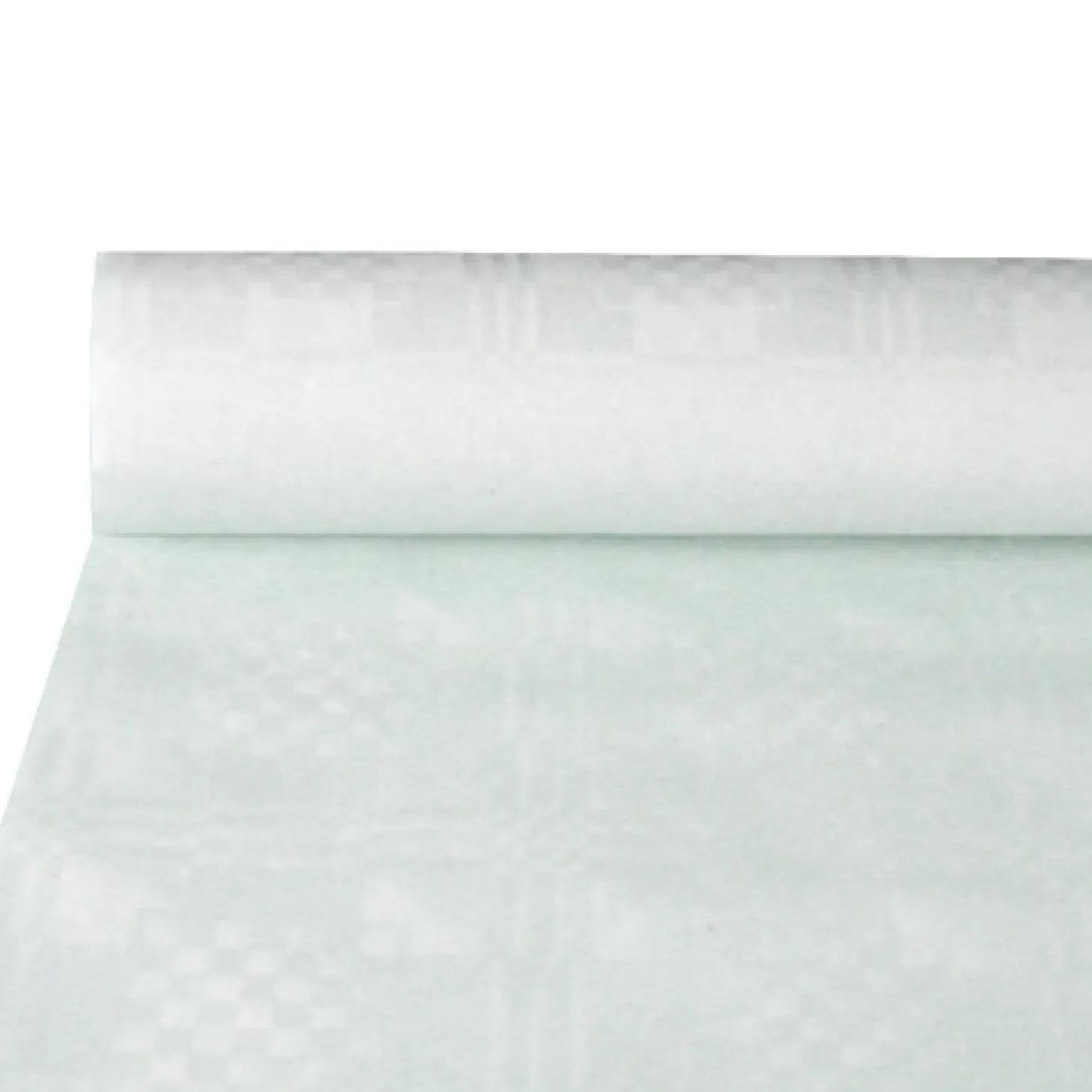 PAPSTAR Papiertischtuch mit Damastprägung 10 m x 1 m weiß