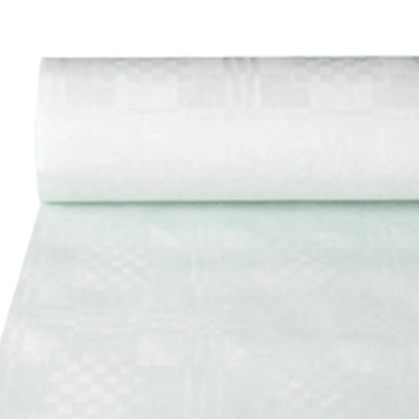PAPSTAR Papiertischtuch mit Damastprägung 50 m x 1 m weiß, 5 x 1 Rolle