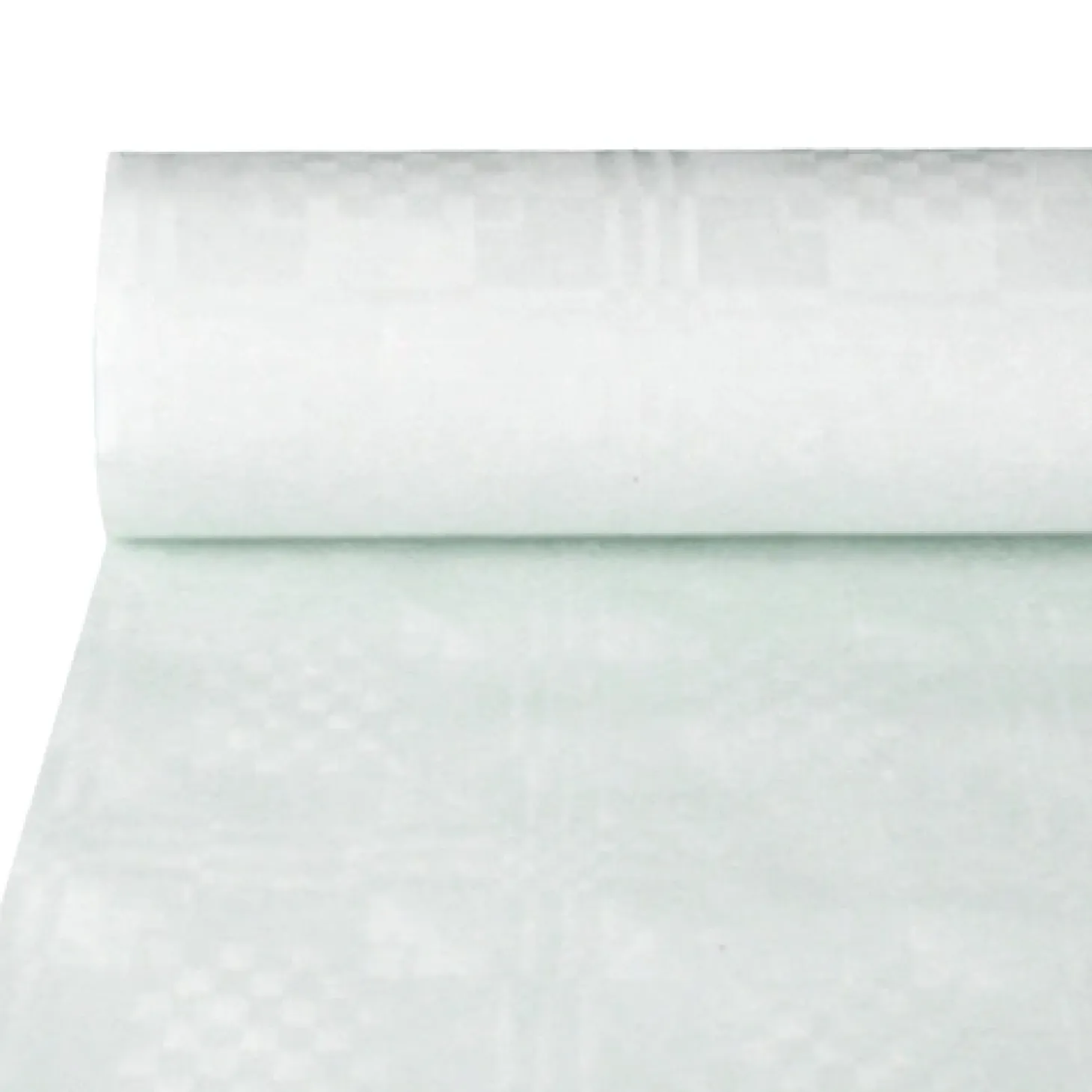PAPSTAR Papiertischtuch mit Damastprägung 25 m x 1 m weiß