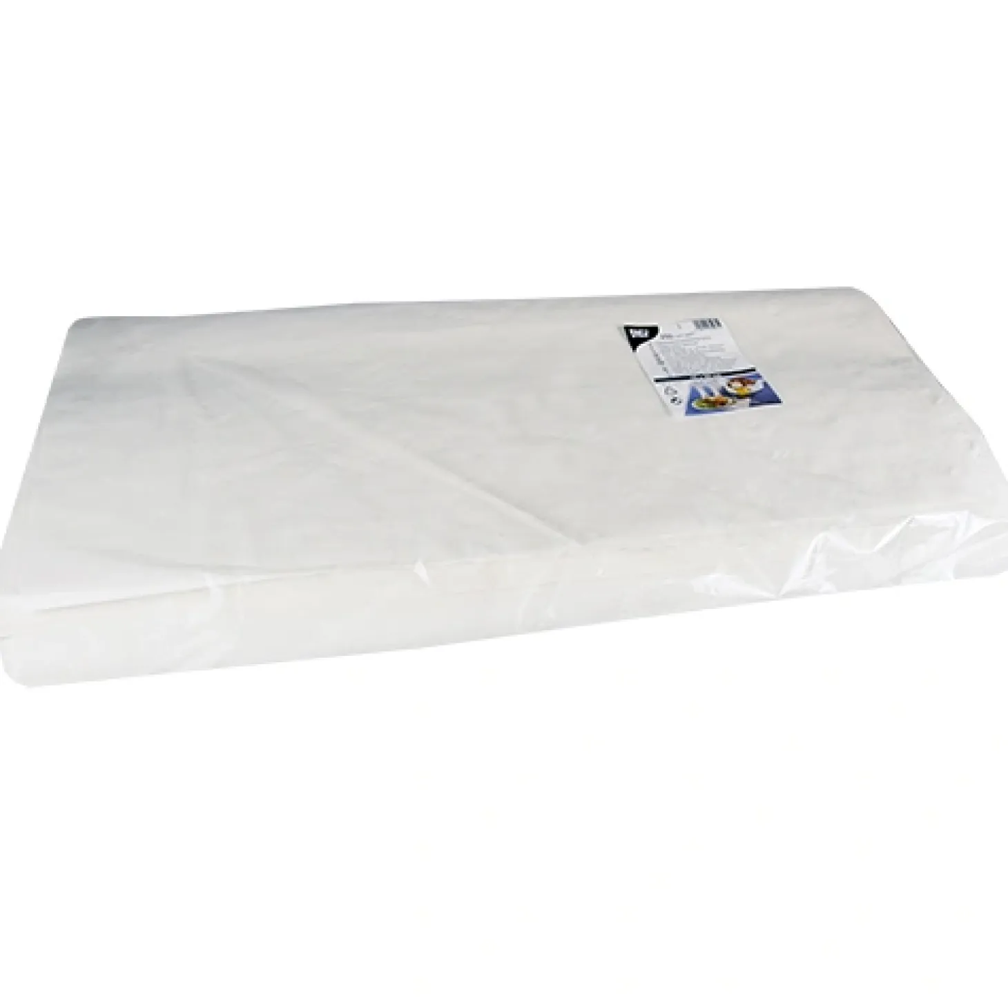 PAPSTAR Papiertischtuch mit Damastprägung eckig 70 cm x 60 cm weiß