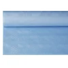 PAPSTAR Papiertischtuch mit Damastprägung 8 m x 1,2 m hellblau