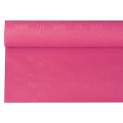 PAPSTAR Papiertischtuch mit Damastprägung 6 m x 1,2 m fuchsia