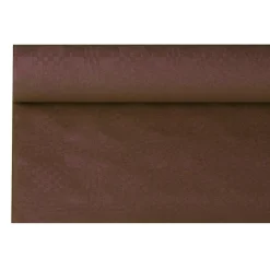 PAPSTAR Papiertischtuch mit Damastprägung 6 m x 1,2 m braun