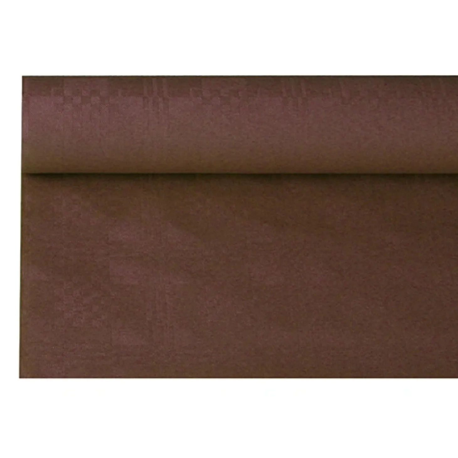 PAPSTAR Papiertischtuch mit Damastprägung 6 m x 1,2 m braun