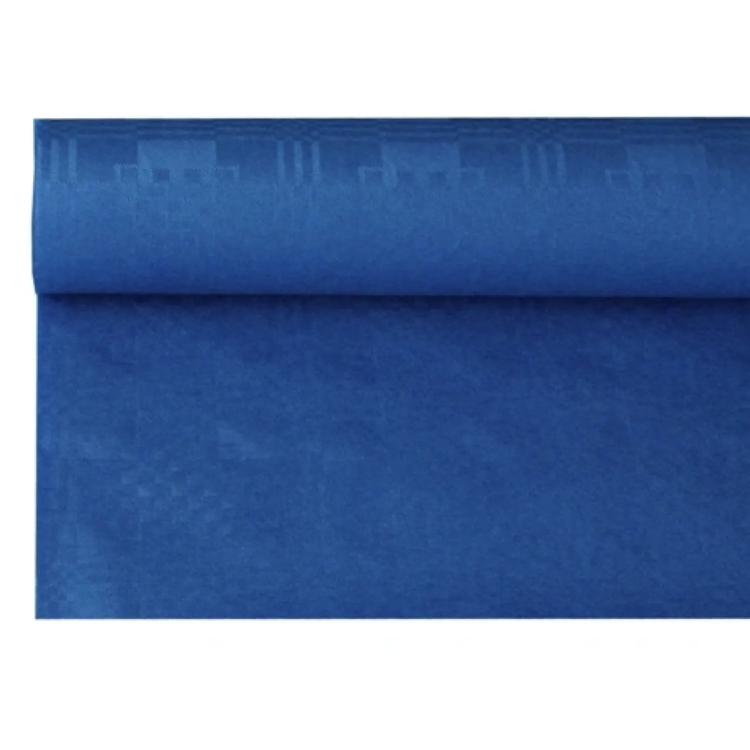 PAPSTAR Papiertischtuch mit Damastprägung 8 m x 1,2 m dunkelblau