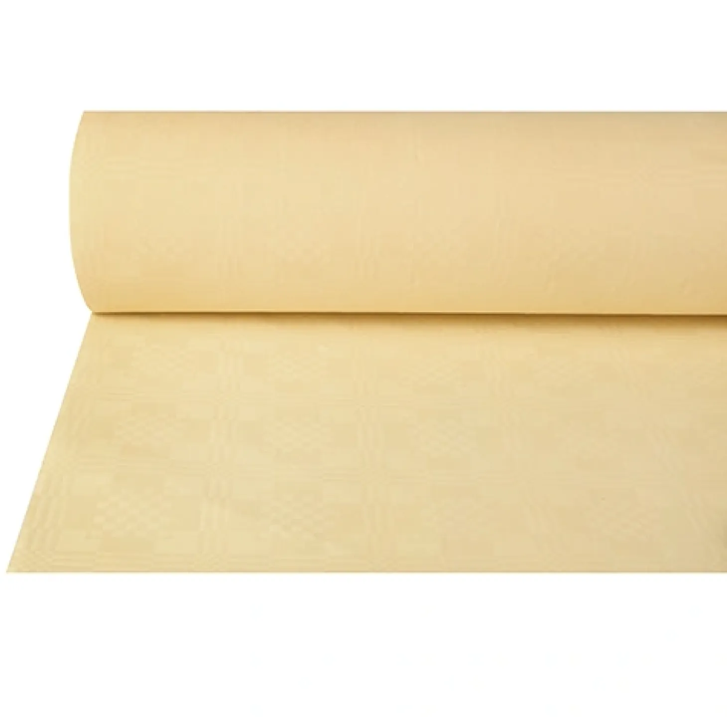 PAPSTAR Papiertischtuch mit Damastprägung 50 m x 1 m creme