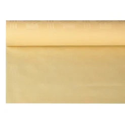 PAPSTAR Papiertischtuch mit Damastprägung 8 m x 1,2 m creme